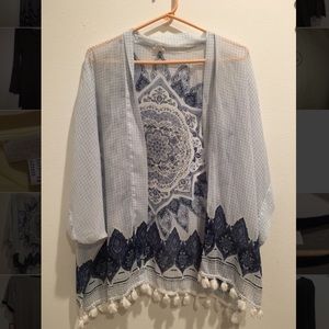 Geoprinted Kimono